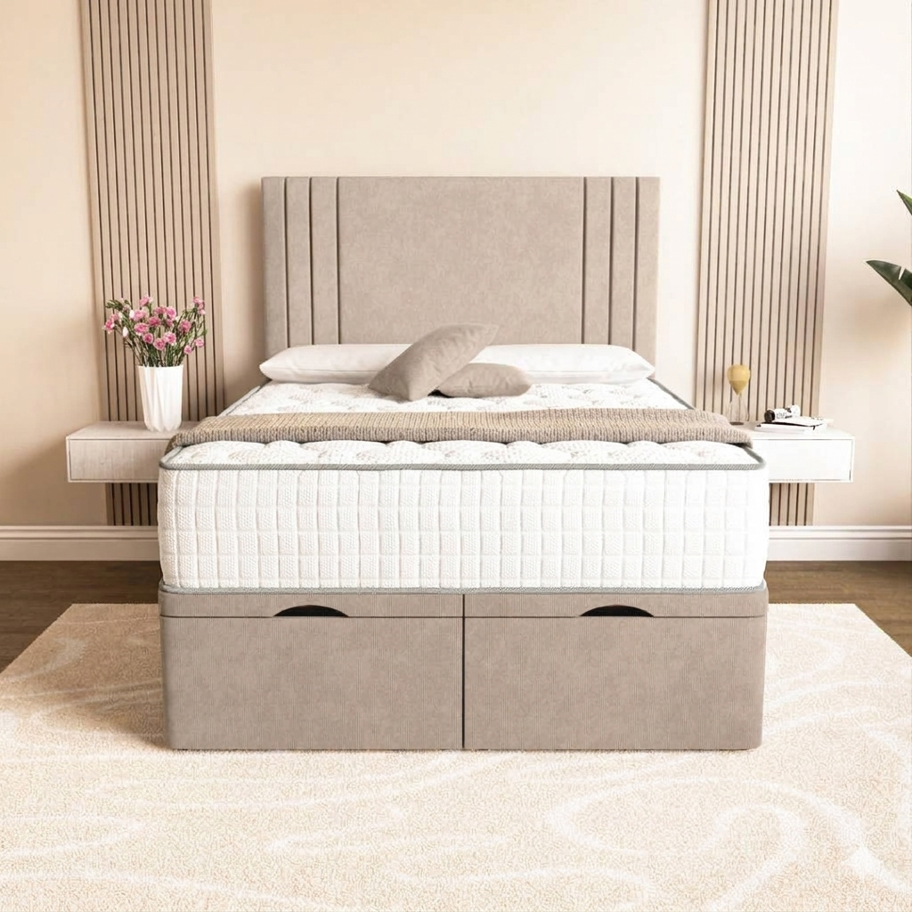 Rome Divan Bed - Seal Grey Naples