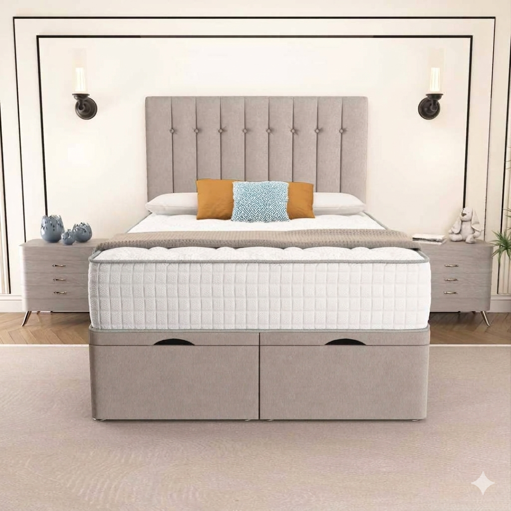 Tokyo Divan Bed - Seal Grey Naples