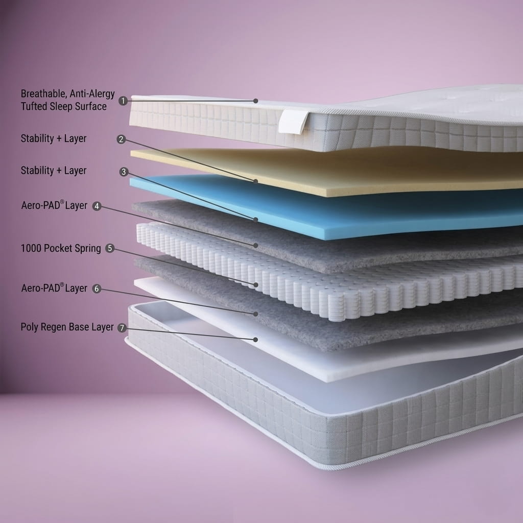 Memory Pocket 1000 Mattress