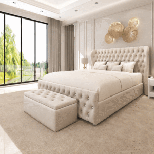 Kendal Butterfly Wingback Bed