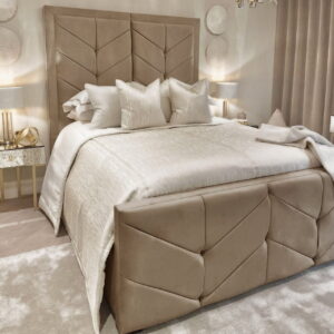 Ashton Pebble Chevron Bed