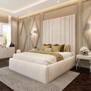 New York Tall Headboard Bed