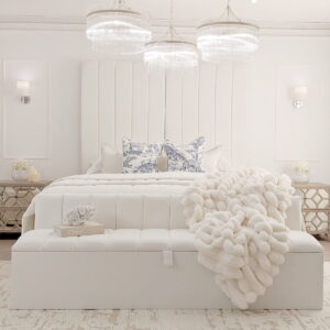 Zana Porcelain Luxury Paneled Bed