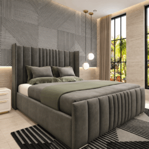 Manhattan Bed Frame with Lines